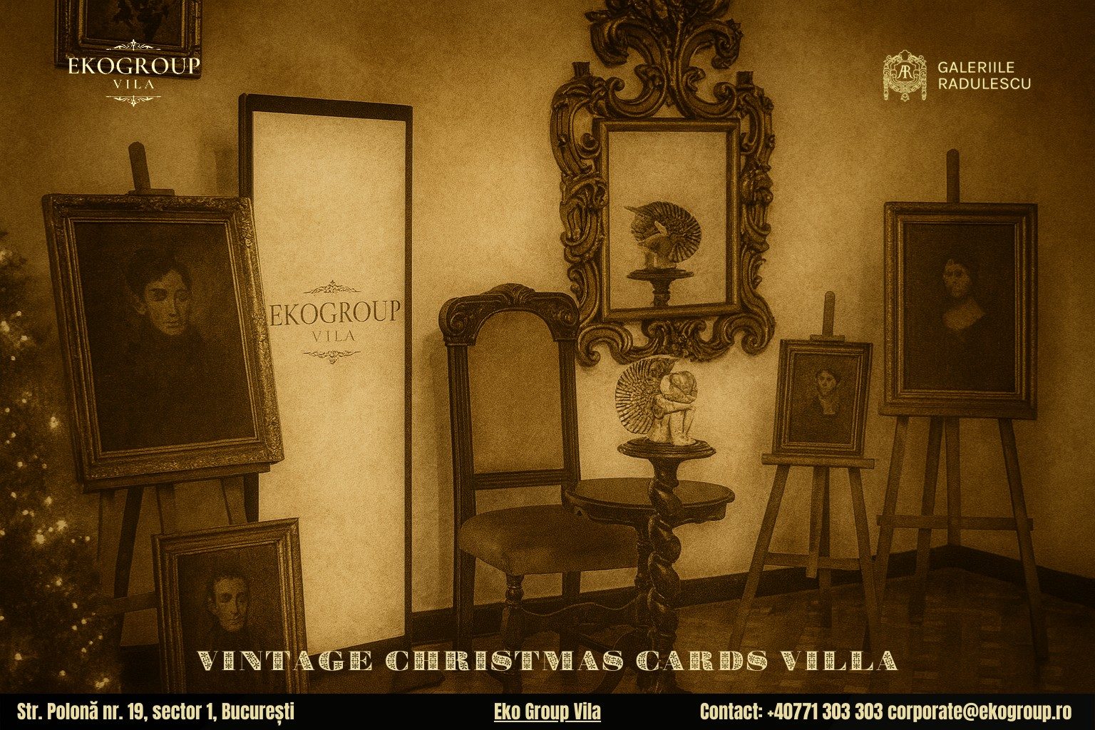 Urări de Crăciun pline de farmecul epocii interbelice în cadrul evenimentului Crăciunul anilor ’30 găzduit de Eko Group Vila 5 Urări de Crăciun pline de farmecul epocii interbelice în cadrul evenimentului Crăciunul anilor ’30 găzduit de Eko Group Vila